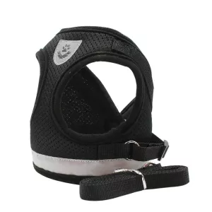 BL-844 Reflexní hrudní popruh pro psy, velikost XL (černá) TopTechnology