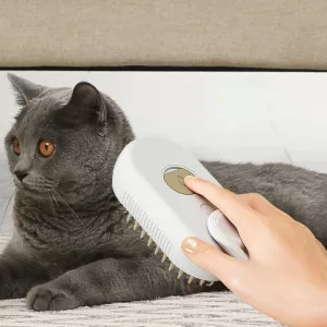 Elektrický sprejový hřeben pro kočky s nabíjecí funkcí (bílé provedení) TopTechnology Elektrický sprejový hřeben pro kočky s nabíjecí funkcí (bílé provedení) TopTechnology