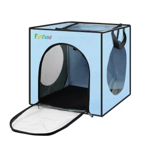 FUNADD Klec na sušení zvířat - modrá, přenosná a skládací (do 5kg) TopTechnology