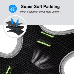 FunAdd odolný psí hrudní popruh s reflexním designem, velikost: M (zelená) TopTechnology