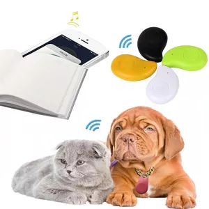 Mini GPS tracker pro domácí mazlíčky s baterií, voděodolný, Bluetooth, bílý TopTechnology