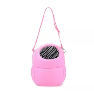 Pet Bag pro malého domácího mazlíčka, nosič pro potkana, cestovní taška, Velikost: S (Růžová) TopTechnology