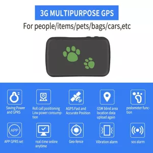 TK203 4G GPS / GPRS / GSM Locator pro domácí mazlíčky - Real-time sledovací zařízení TopTechnology