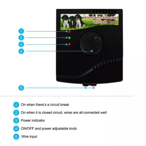 Systém elektrického oplocení W-227 pro domácí zvířata TopTechnology