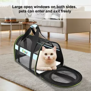 FUNADD Taška pro cestování se zvířaty - Skládací ramenní taška (modrá) TopTechnology