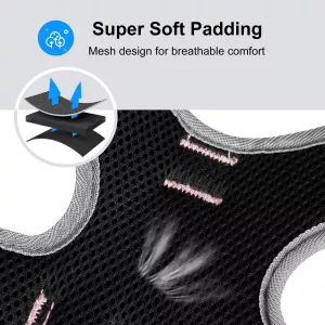 FunAdd Reflexní nylonový postroj pro psy, velikost M (růžový) TopTechnology