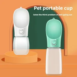 300ML Přenosný venkovní dávkovač vody pro domácí mazlíčky (zelený) TopTechnology