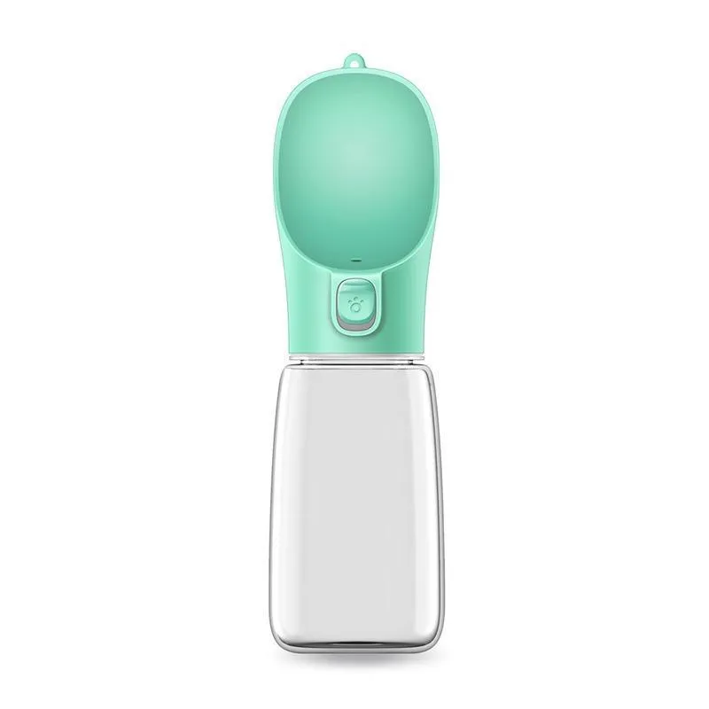 550ML Přenosný venkovní dávkovač vody pro domácí zvířata (zelený) TopTechnology