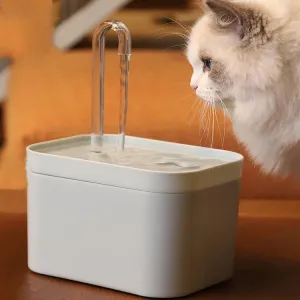 Automatická fontána pro kočky s cirkulací USB (5V)(Transparentní) TopTechnology Automatická fontána pro kočky s cirkulací USB (5V)(Transparentní) TopTechnology