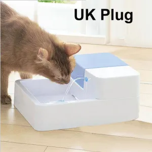 Automatický čistič pitné vody pro kočky a psy s filtrováním - UK (bílá) TopTechnology Automatický čistič pitné vody pro kočky a psy s filtrováním - UK (bílá) TopTechnology