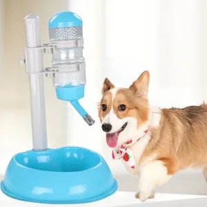 Automatický dávkovač vody pro domácí zvířata proti skluzu a úniku (růžová červeň) TopTechnology