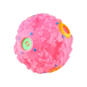 Hračka pro pěťáka - Pet Food Dispenser Squeaky Giggle Quack Training Toy Chew Ball (Růžová, Velikost L) TopTechnology Hračka pro pěťáka - Pet Food Dispenser Squeaky Giggle Quack Training Toy Chew Ball (Růžová, Velikost L) TopTechnology