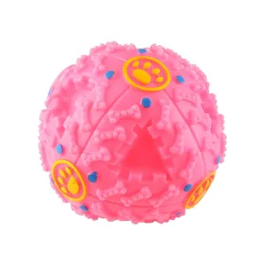 Hračka pro pěťáka - Pet Food Dispenser Squeaky Giggle Quack Training Toy Chew Ball (Růžová, Velikost L) TopTechnology Hračka pro pěťáka - Pet Food Dispenser Squeaky Giggle Quack Training Toy Chew Ball (Růžová, Velikost L) TopTechnology