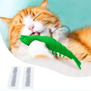 Hračka pro kočky Catnip Fish - Kousací tyčinka pro čištění zubů TopTechnology