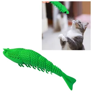 Hračka pro kočky Catnip Fish - Kousací tyčinka pro čištění zubů TopTechnology