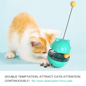 Hračka pro kočky: Pet Toy Cat Shaking Food Ball Tumbler (modrá) TopTechnology