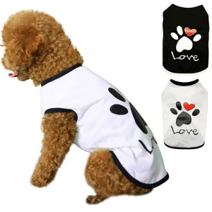 Obleček pro psa s láskyplným vzorem - Velikost S (Bílá) TopTechnology Obleček pro psa s láskyplným vzorem - Velikost S (Bílá) TopTechnology