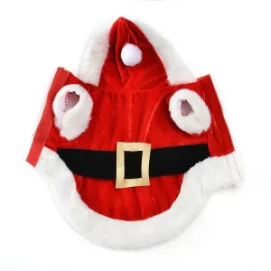 Vánoční oblečení pro psy - kostým Santa pro malé psy, velikost S (červené) TopTechnology