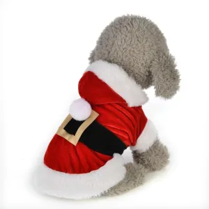 Vánoční oblečení pro psy - kostým Santa pro malé psy, zimní kabát, velikost L (červený) TopTechnology Vánoční oblečení pro psy - kostým Santa pro malé psy, zimní kabát, velikost L (červený) TopTechnology
