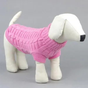 Pohodlný svetr pro psy v růžové barvě - Velikost M TopTechnology