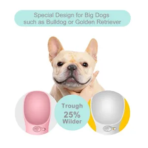 Přenosná pet láhev na vodu pro psy a kočky 350 ml (růžová) TopTechnology Přenosná pet láhev na vodu pro psy a kočky 350 ml (růžová) TopTechnology