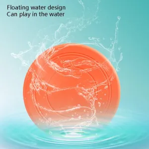 Interaktivní létající disk pro psy - odolný, měkký, plovoucí (zelený) TopTechnology