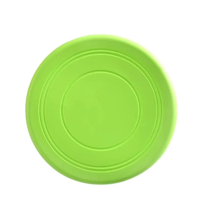 Interaktivní létající disk pro psy - odolný, měkký, plovoucí (zelený) TopTechnology