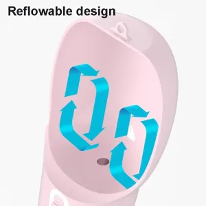 Miska pro domácí mazlíčky 2v1 - integrovaná miska na vodu a krmivo (stříbrná šedá) TopTechnology
