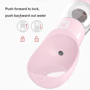 Miska pro domácí mazlíčky 2v1 - integrovaná miska na vodu a krmivo (stříbrná šedá) TopTechnology