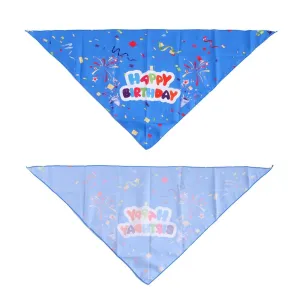 Pet Birthday Suit S Pearl Crown Hat a Trojúhelníkový Šátek - Růžová balónová TopTechnology