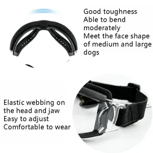 Pet Goggles - Průhledné brýle pro psy, voděodolné, větruodolné TopTechnology Pet Goggles - Průhledné brýle pro psy, voděodolné, větruodolné TopTechnology