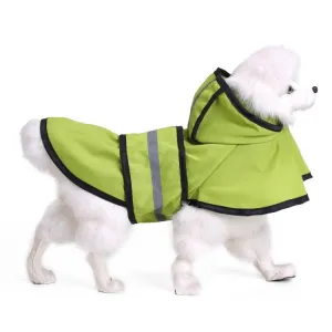 Reflexní pláštěnka pro velké psy - pončo, velikost XS (fluorescentní zelená) TopTechnology