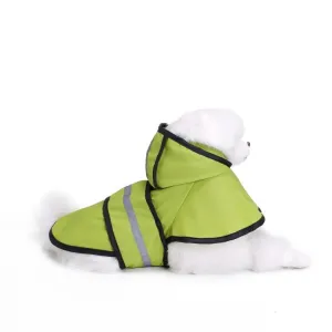 Reflexní pláštěnka pro velké psy - pončo, velikost XS (fluorescentní zelená) TopTechnology