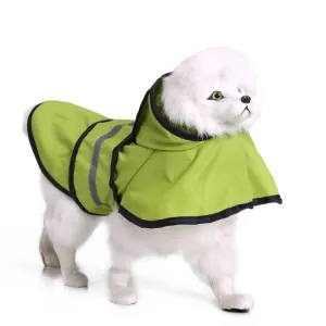 Reflexní pláštěnka pro velké psy - pončo, velikost XS (fluorescentní zelená) TopTechnology