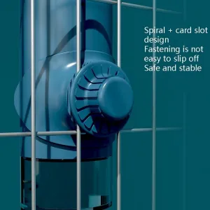 Závěsný krmítko a napáječka pro psy - 500ml (Modrá) TopTechnology Závěsný krmítko a napáječka pro psy - 500ml (Modrá) TopTechnology
