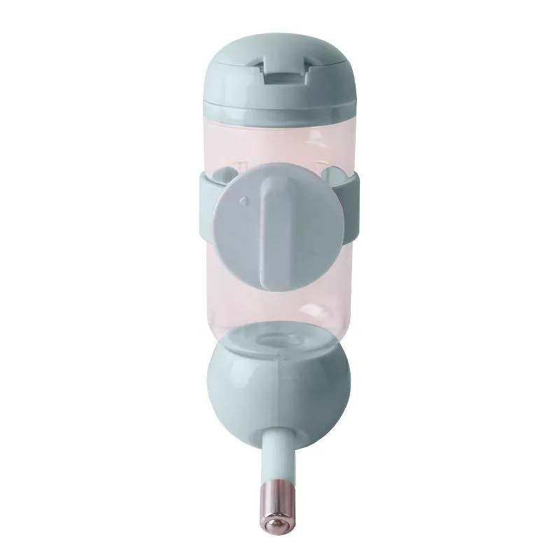 Závěsný zásobník vody pro domácí zvířata, 350ml (světle zelený) TopTechnology