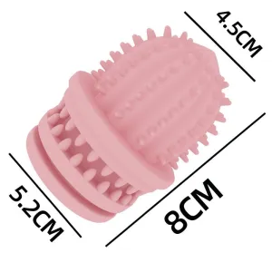 Hračka pro domácí mazlíčky - Pet Cleaning Teeth Cactus (Světlá růžová) TopTechnology