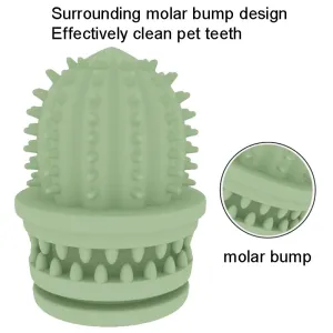 Hračka pro domácí mazlíčky - Pet Cleaning Teeth Cactus (Světlá růžová) TopTechnology