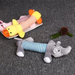 Hračky pro domácí mazlíčky - Animal Cute Long Striped Plush Sounding Pet Toy (Slon) TopTechnology Hračky pro domácí mazlíčky - Animal Cute Long Striped Plush Sounding Pet Toy (Slon) TopTechnology