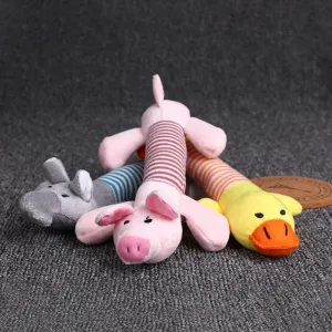 Hračky pro domácí mazlíčky - Animal Cute Long Striped Plush Sounding Pet Toy (Slon) TopTechnology Hračky pro domácí mazlíčky - Animal Cute Long Striped Plush Sounding Pet Toy (Slon) TopTechnology