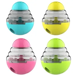 Puzzle Training Pet Food Leakage Toy Tumbler Ball Dog Toy (Lake Blue) TopTechnology Puzzle Training Pet Food Leakage Toy Tumbler Ball Dog Toy (Lake Blue) TopTechnology
