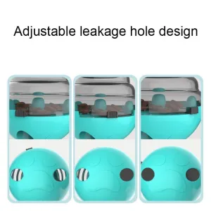 Puzzle Training Pet Food Leakage Toy Tumbler Ball Dog Toy (Lake Blue) TopTechnology Puzzle Training Pet Food Leakage Toy Tumbler Ball Dog Toy (Lake Blue) TopTechnology
