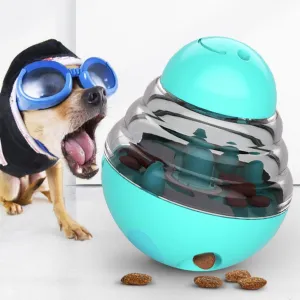 Puzzle Training Pet Food Leakage Toy Tumbler Ball Dog Toy (Lake Blue) TopTechnology Puzzle Training Pet Food Leakage Toy Tumbler Ball Dog Toy (Lake Blue) TopTechnology