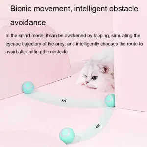 Smart Gravity Teaser Cat Rolling Ball - Odolné hračky pro kočky (Modré) TopTechnology Smart Gravity Teaser Cat Rolling Ball - Odolné hračky pro kočky (Modré) TopTechnology