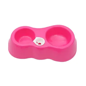 Miska pro psy a kočky + dvojité misky na krmení a pití s automatickým dávkovačem vody (Magenta) TopTechnology Miska pro psy a kočky + dvojité misky na krmení a pití s automatickým dávkovačem vody (Magenta) TopTechnology
