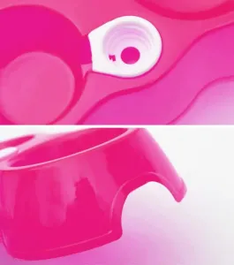 Miska pro psy a kočky + dvojité misky na krmení a pití s automatickým dávkovačem vody (Magenta) TopTechnology Miska pro psy a kočky + dvojité misky na krmení a pití s automatickým dávkovačem vody (Magenta) TopTechnology