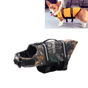Plovací vesta pro psy s reflexními pruhy Pet Saver, velikost XS (kamufláž) TopTechnology