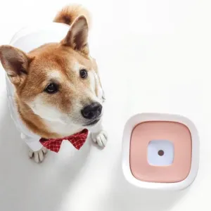 Plovoucí miska na pití pro domácí zvířata bez mokrého čumáku (Sakura prášek) TopTechnology