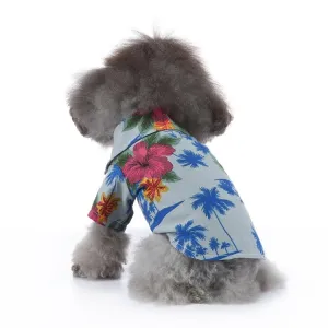 Pet Beach Shirt pro psy - Jarní a letní oblečení, Velikost: S (mořská modrá) TopTechnology