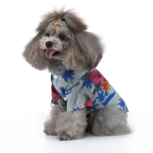 Pet Beach Shirt pro psy - Jarní a letní oblečení, Velikost: S (mořská modrá) TopTechnology